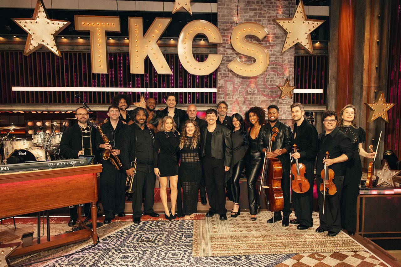 Kelly Clarkson and her band during the finale of ‘The Kelly Clarkson Show’Credit: Weiss Eubanks/NBCUniversal