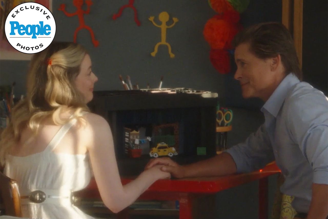 Gillian Jacobs and Rob Lowe in ‘The Musical’Credit: Blue Harbor Entertainment