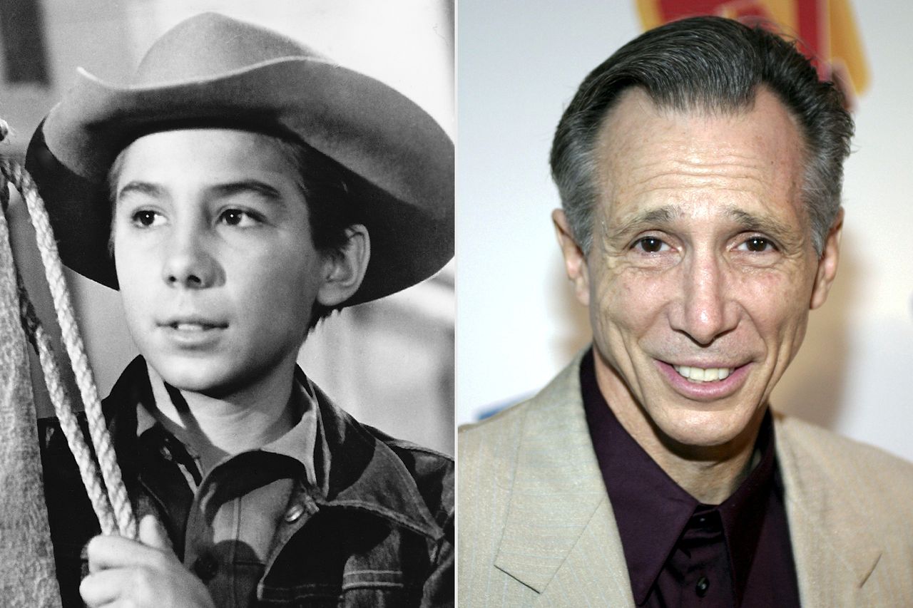 Johnny Crawford in ‘The Rifleman’; Johnny Crawford on Sept. 9, 2004Credit: Silver Screen Collection/Getty; Mike FANOUS/Gamma-Rapho via Getty