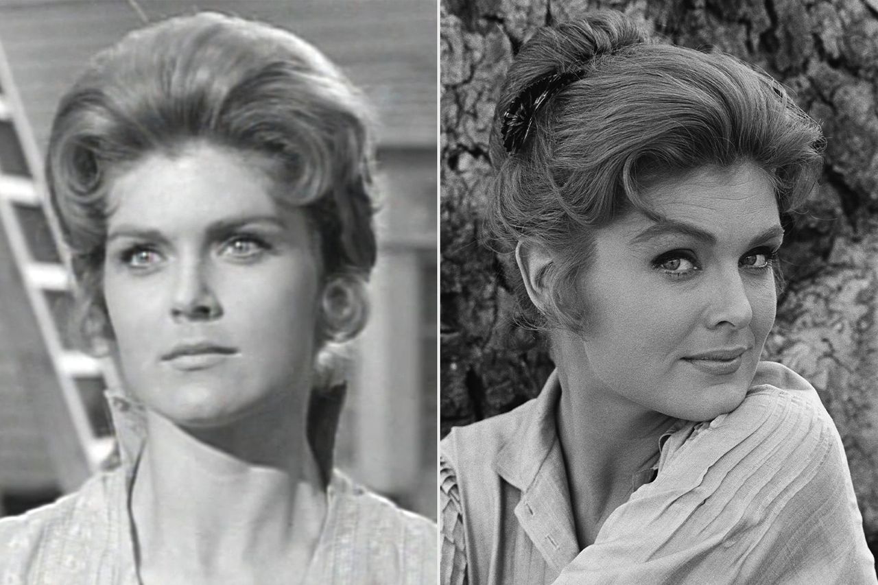 Patricia Blair in ‘The Rifleman’; Patricia Blair in ‘Daniel Boone’Credit: Prime Video; Paul W. Bailey/NBCU Photo Bank