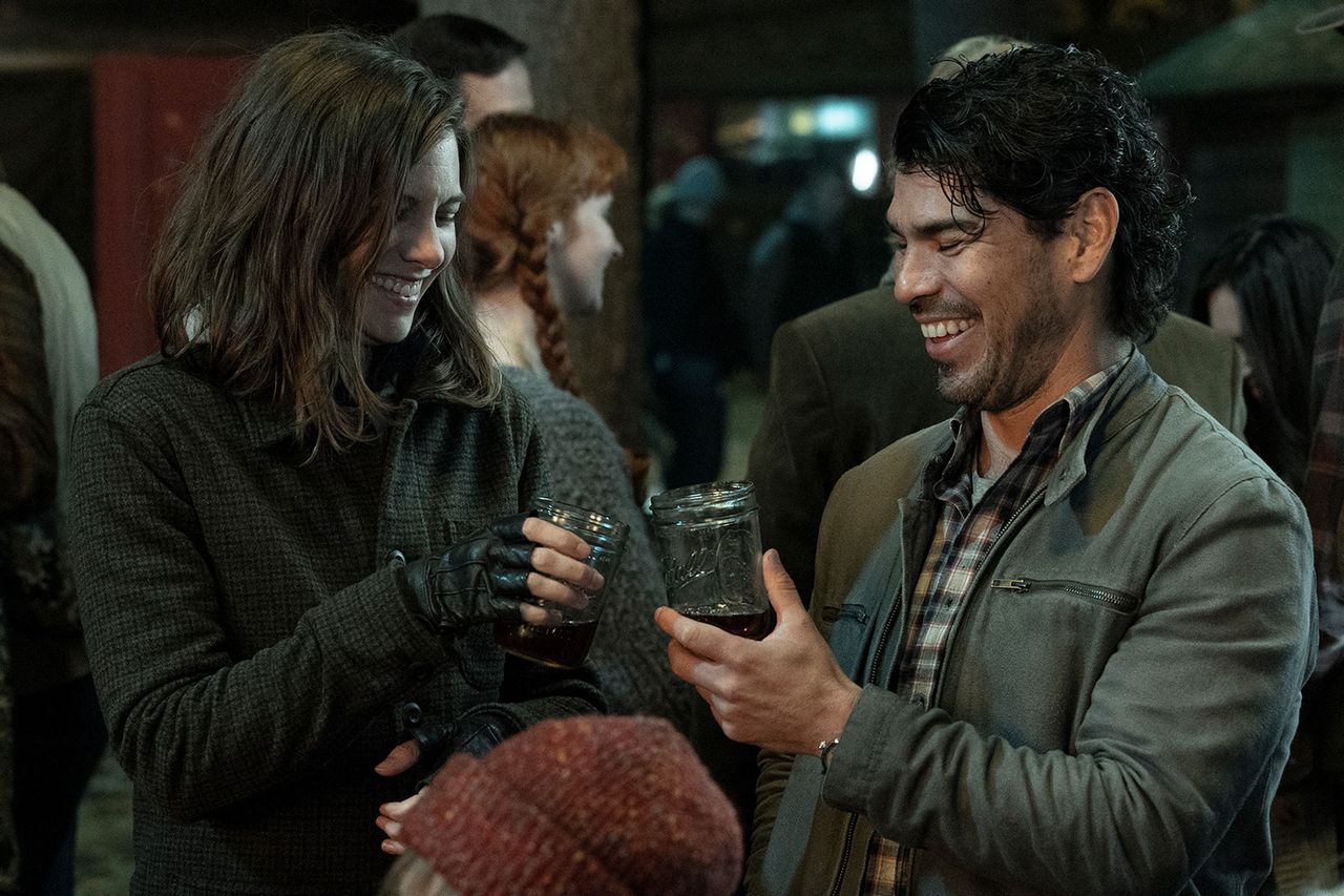 Lauren Cohan and Raul Castillo in ‘The Walking Dead: Dead City’Credit: Robert Clark/AMC