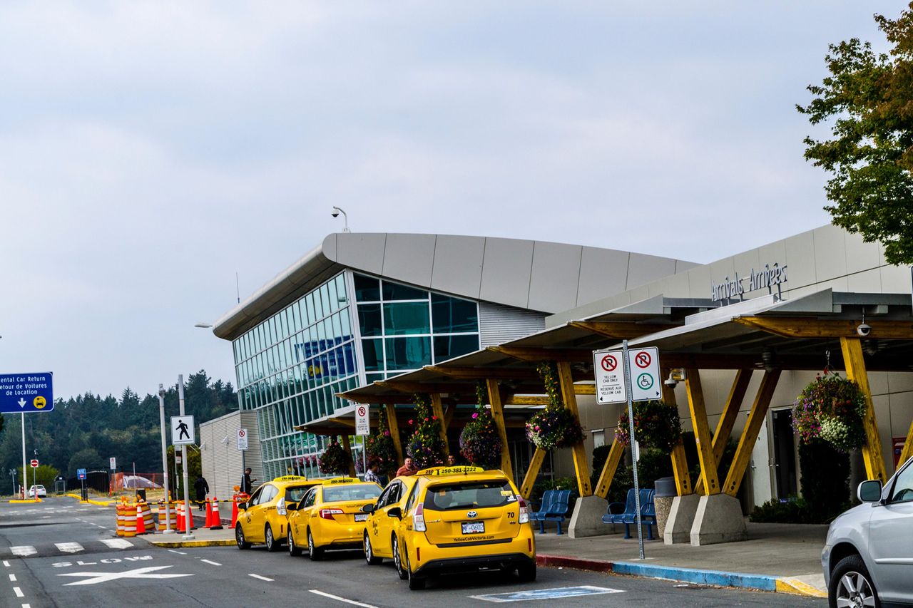 Victoria International Airport in British Columbia, CanadaCredit: Alamy