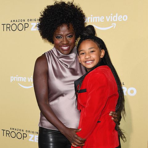 Viola Davis and daughter Genesis in January 2020Credit: Jon Kopaloff/Getty