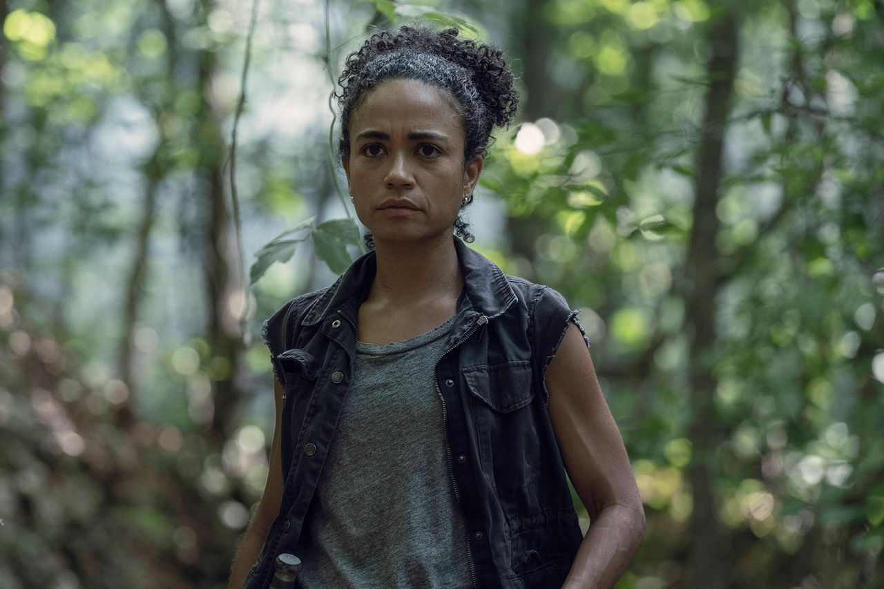 Lauren Ridloff as Connie in 'The Walking Dead'. Lauren Ridloff as Connie in ‘The Walking Dead’.Credit: DARKWOODS PRODUCTIONS/Album/Alamy