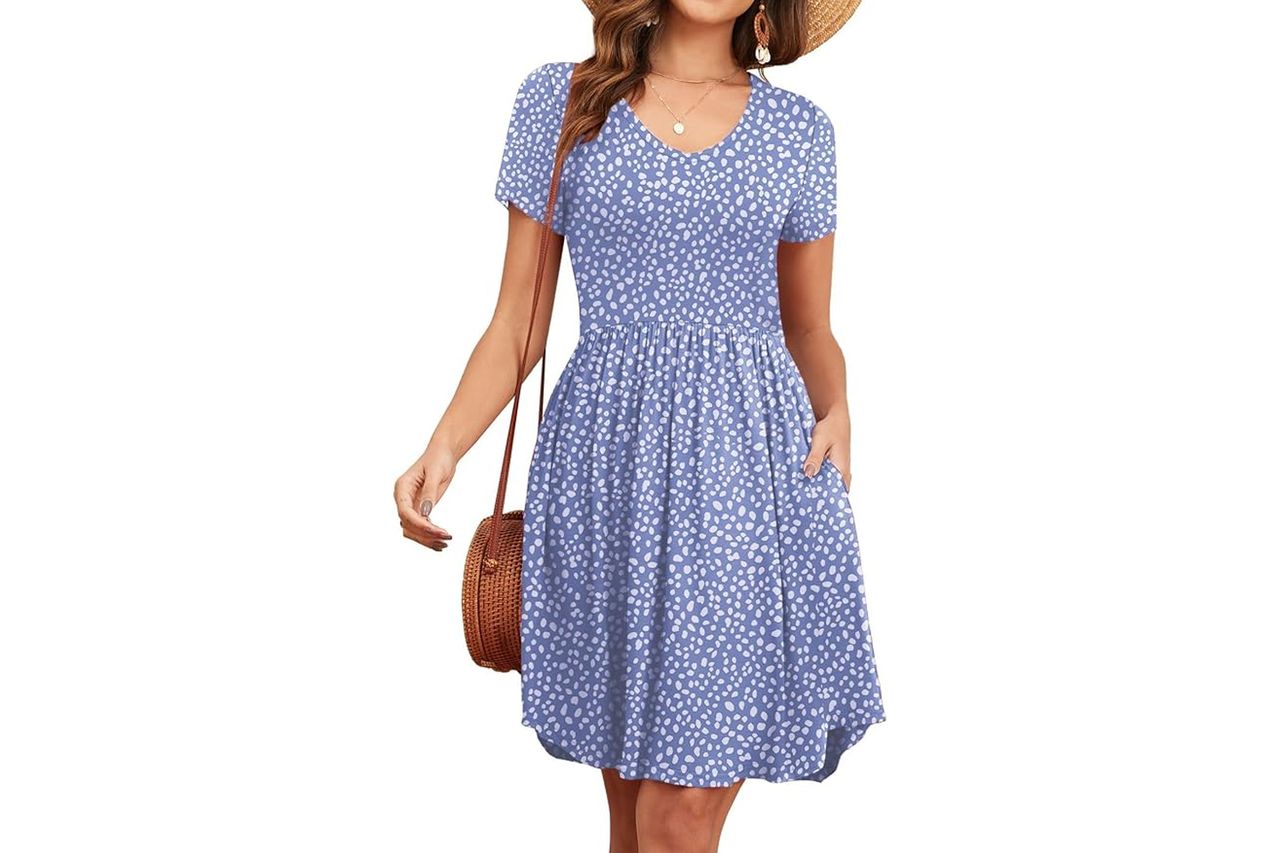 YVH Women's 2026 Summer Short Sleeve Dress Credit: Amazon