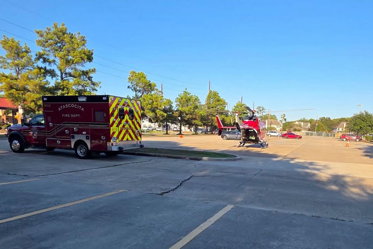 Emergency crews responding to reports of a child found in a swimming poolCredit: Pct4Constable/X