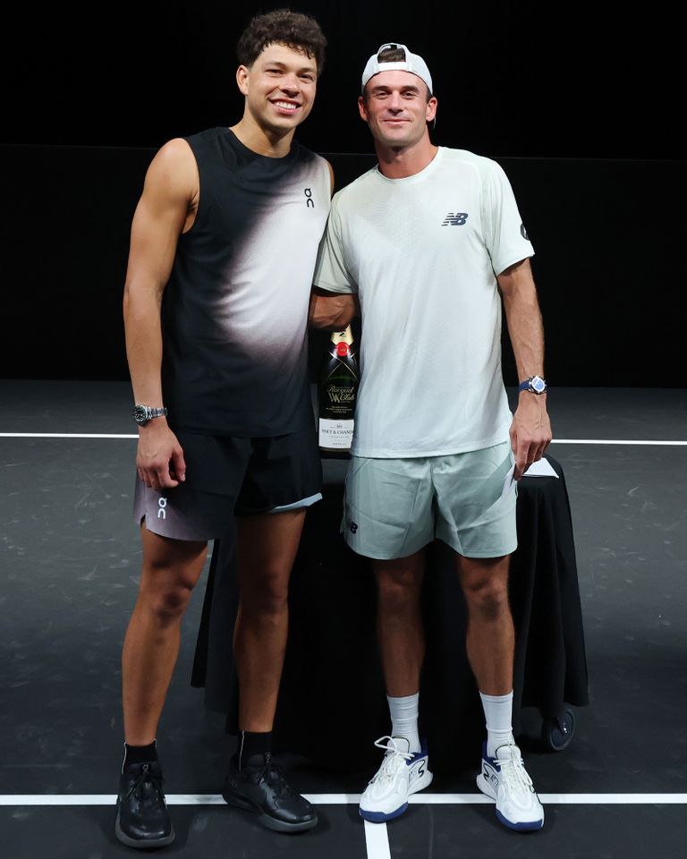 Ben Shelton and Tommy PaulCredit: Kevin Mazur/Getty