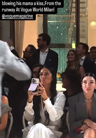 Camila Alves McConaughey front row at Vogue World: MilanCredit: Camila McConaughey/Instagram