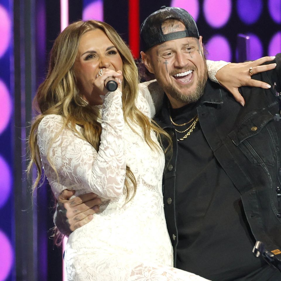 Carly Pearce and Jelly RollCredit: Jason Kempin/Getty