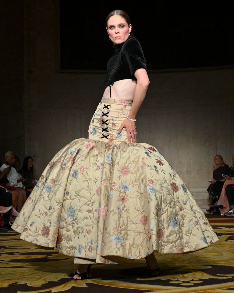 Coco Rocha walks the runway for the Christian Siriano fashion show during New York Fashion Week in N.Y.C. on Sept. 10, 2026Credit: ANGELA WEISS / AFP via Getty