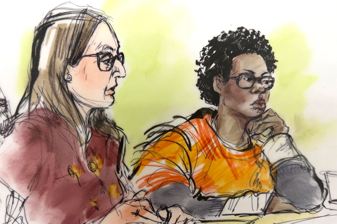 D4vd (right) with attorney at preliminary hearing on July 21, 2026Credit: Mona Shafer Edwards / BACKGRID
