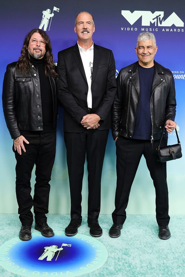 Dave Grohl, Krist Novoselic and Pat Smear of NirvanaCredit: Frazer Harrison/Getty