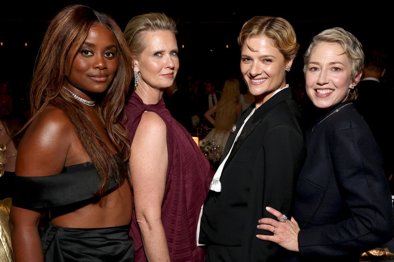 Denee Benton, Cynthia Nixon, Louisa Jacobson and Carrie Coon attend the 78th Primetime Denée Benton, Cynthia Nixon, Louisa Jacobson and Carrie CoonCredit: Todd Williamson/NBC via Getty