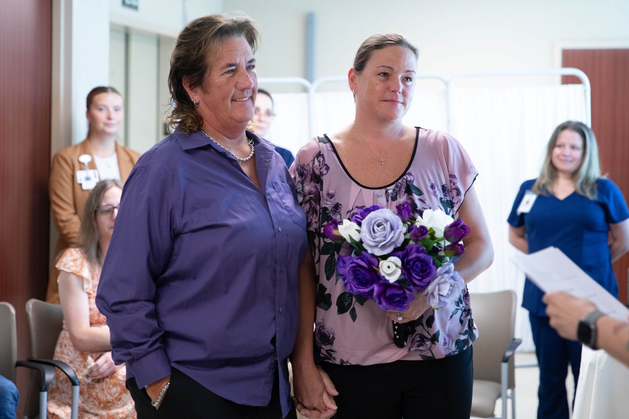 Camie Cummings and Sandy Adams’ wedding ceremonyCredit: HCA Florida North Florida Hospital