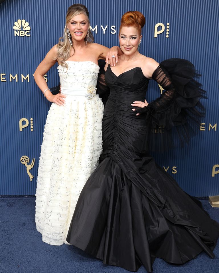Elaine Hendrix and Lisa Ann Walter at the 78th Primetime Emmy Awards in Los Angeles on Sept. 14, 2026Credit: Jesse Grant/NBC via Getty