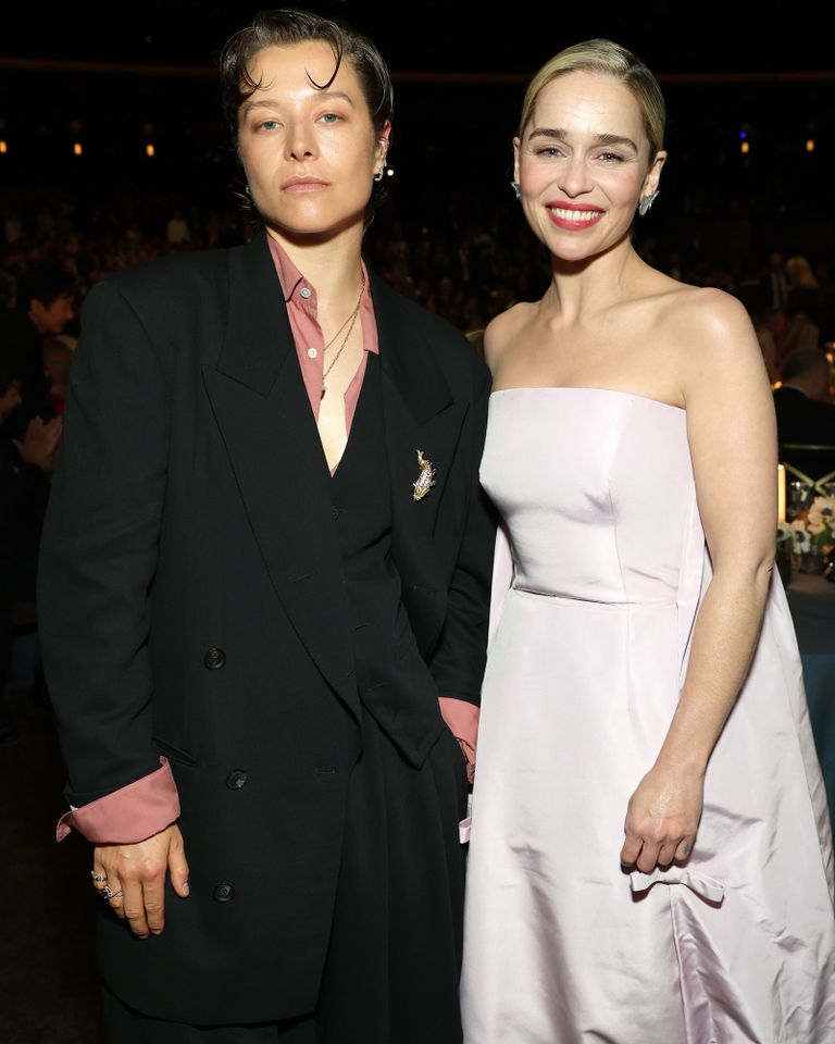 Emma D'Arcy and Emilia Clarke attend the 78th Primetime Emmy Awards held at the Peacock Emma D’Arcy and Emilia ClarkeCredit: Todd Williamson/NBC via Getty