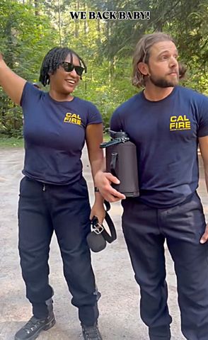 Jules Latimer and Max Thieriot filming ‘Fire Country’ season 5Credit: Jules Latimer/Instagram