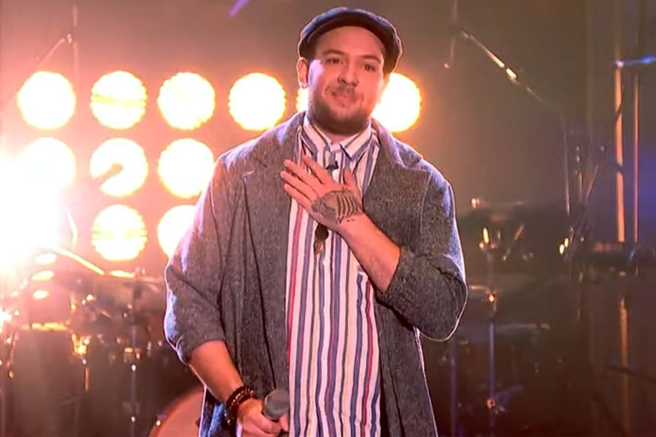 Dean Franklin on ‘the Voice’.Credit: BBC