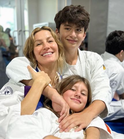 Gisele with son Benjamin and daughter VivianCredit: Gisele Bundchen/Instagram