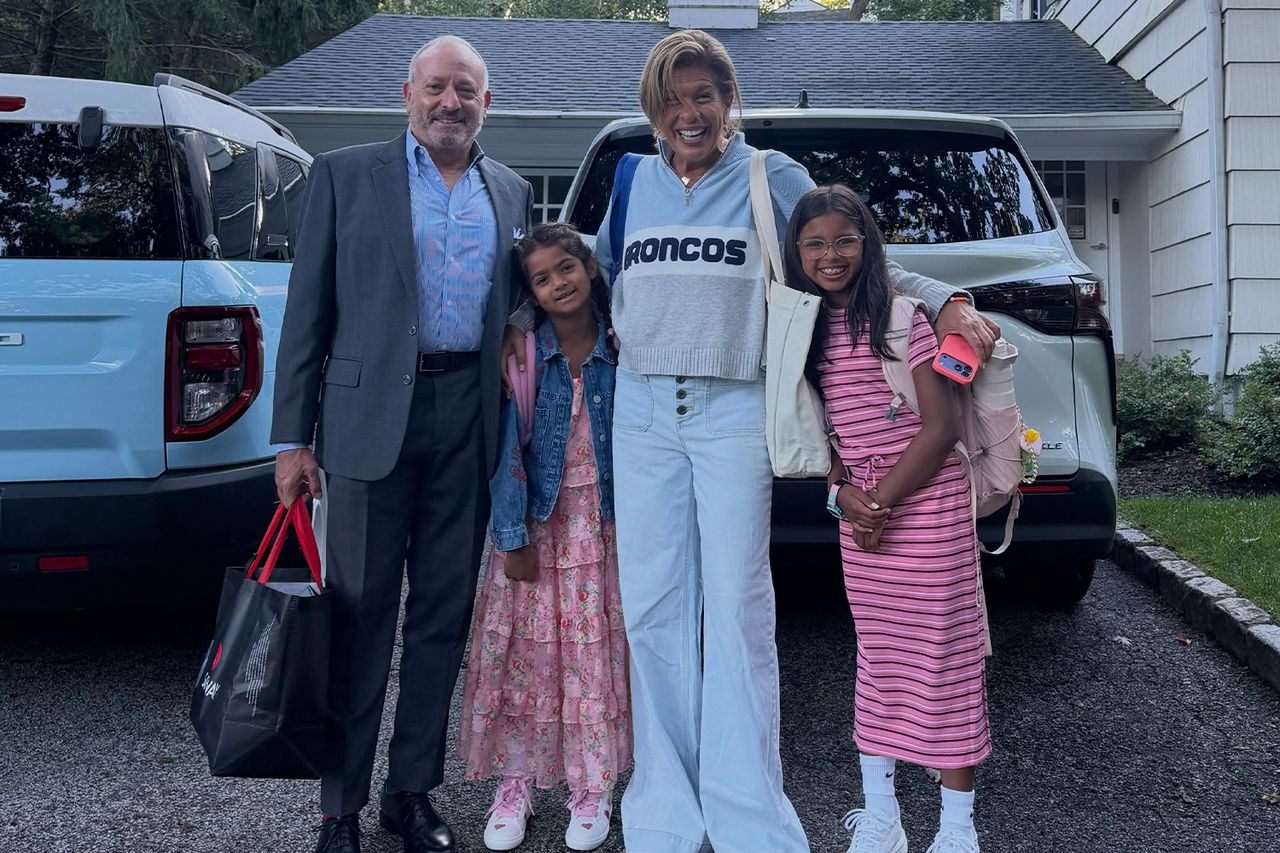 Hoda Kotb with Joel Schiffman and her two daughters in September 2026.Credit: Hoda Kotb/Instagram
