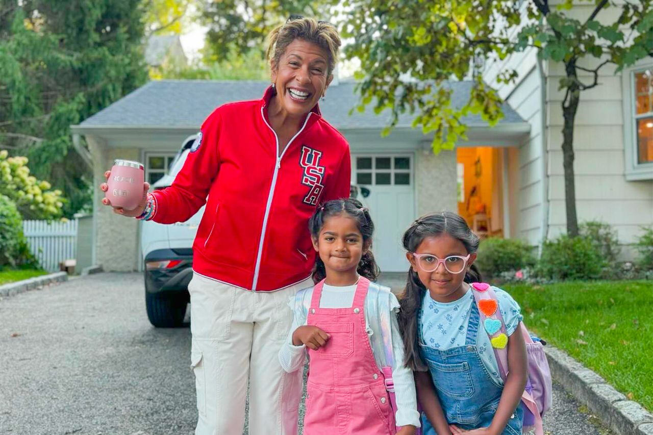 Hoda Kotb and her daughters Haley and Hope.Credit: Hoda Kotb/Instagram