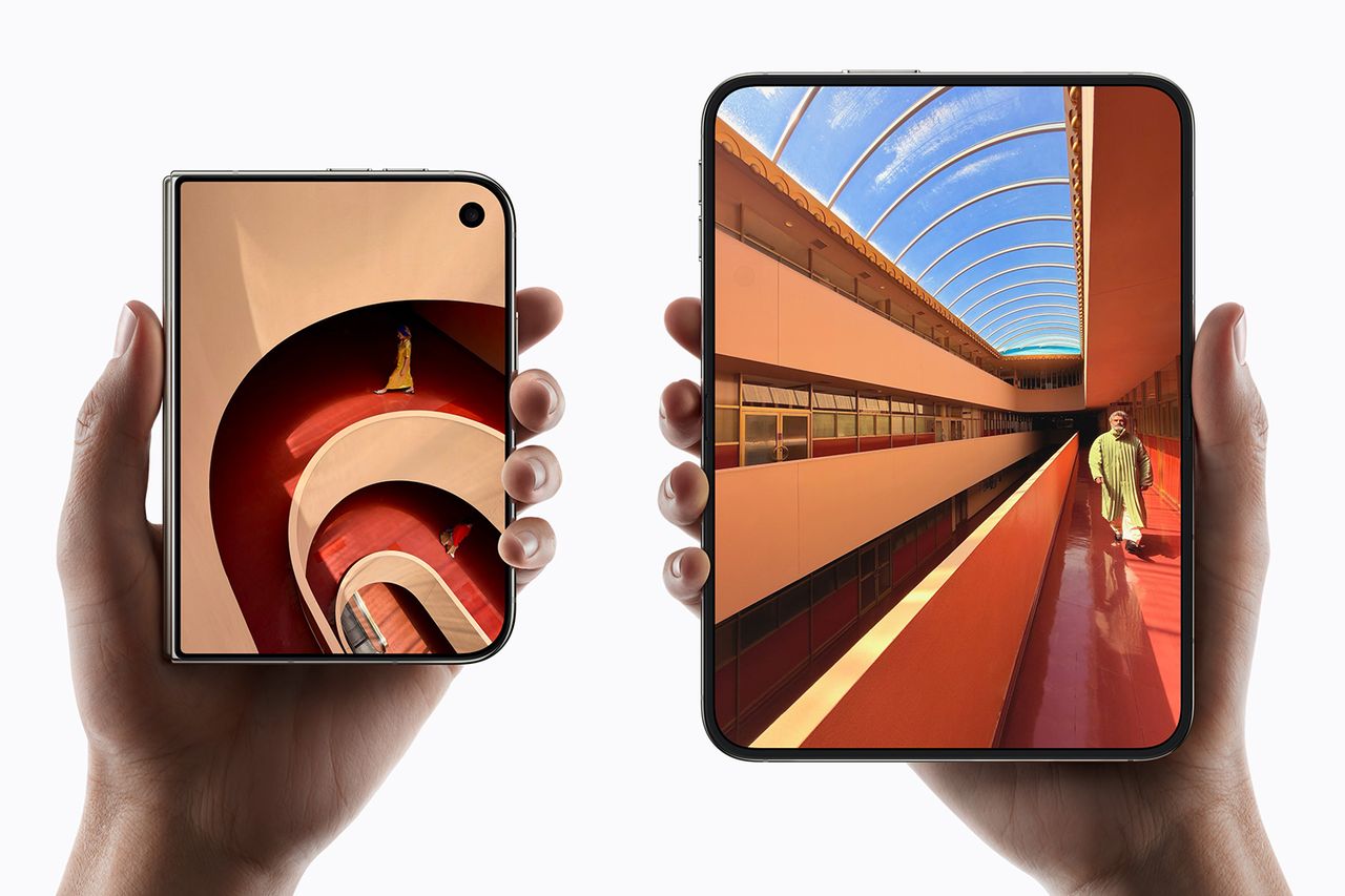 Apple’s new folding iPhone the iPhone DuoCredit: Apple