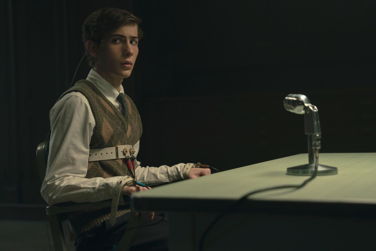 Jacob Tremblay as Ted Kaczynski in ‘Unabomber’Credit: Philippe Bosse/Netflix