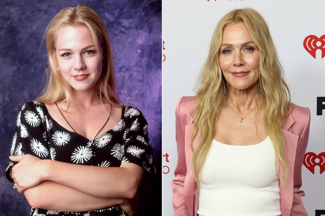 From left: Jennie Garth poses for a portrait in Los Angeles, circa 1993; Jennie Garth attends the iHeartRadio Music Awards at Dolby Theatre in L.A. on March 26, 2026Credit: Ron Davis/Getty; Frazer Harrison/Getty