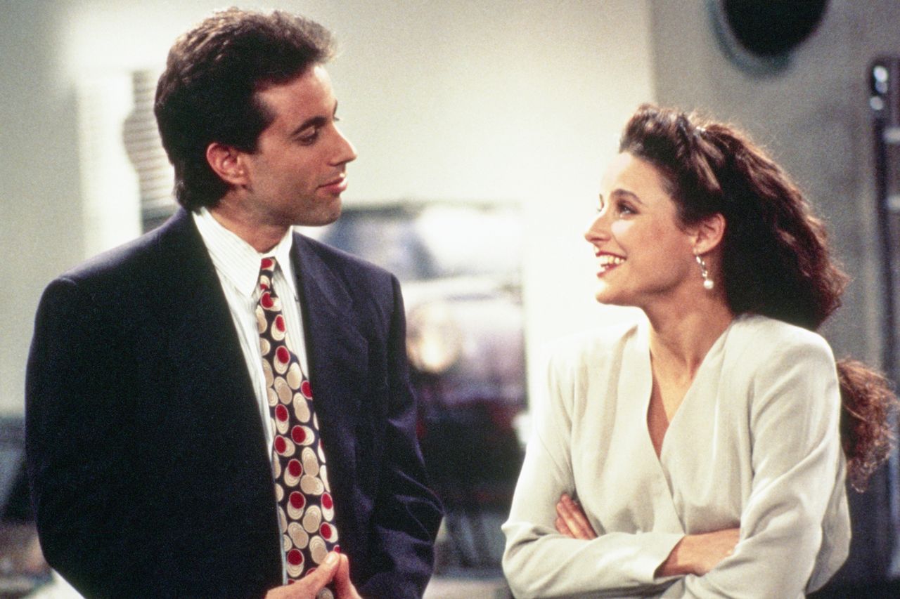 Jerry Seinfeld and Julia Louis-Dreyfus on “Seinfeld”Credit: NBCU Photo Bank/NBCUniversal via Getty