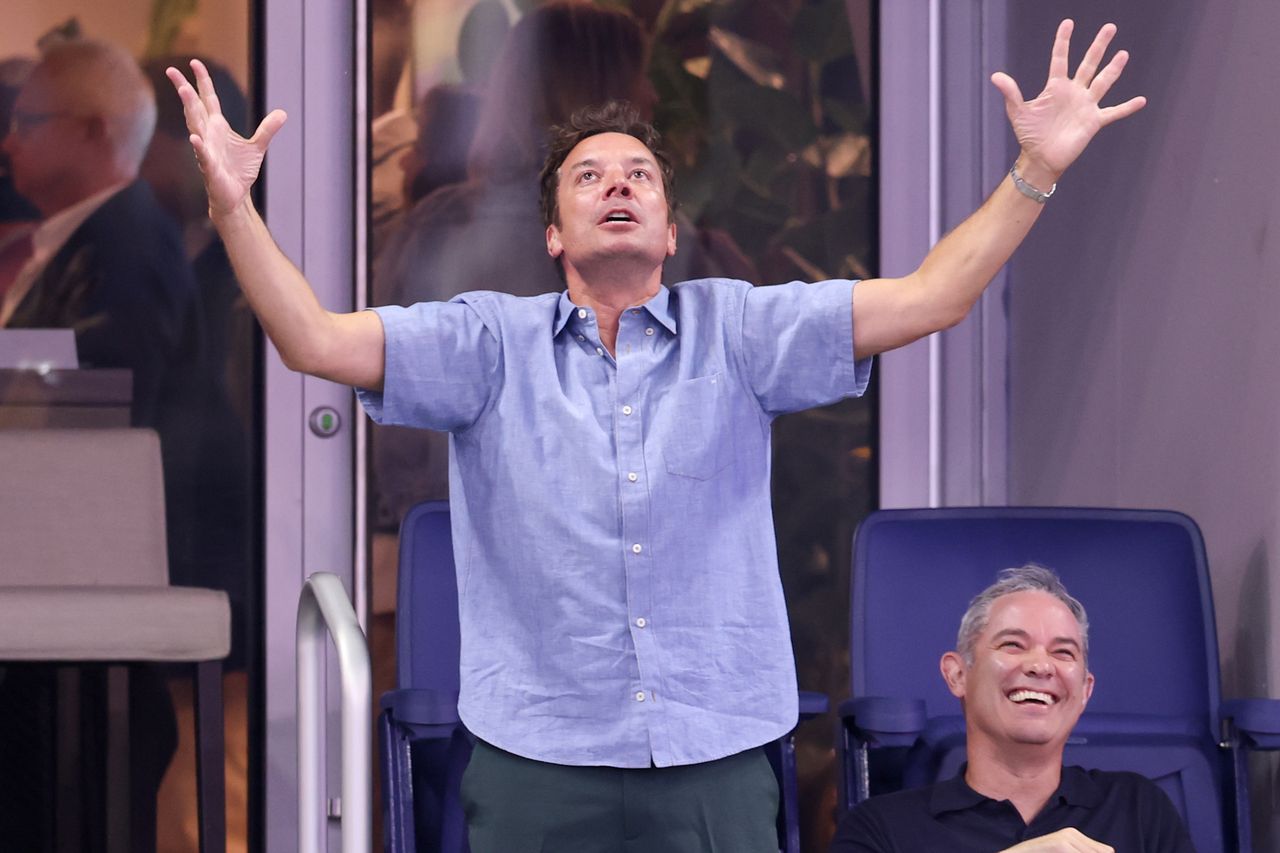Jimmy FallonCredit: Shea Kastriner/USTA