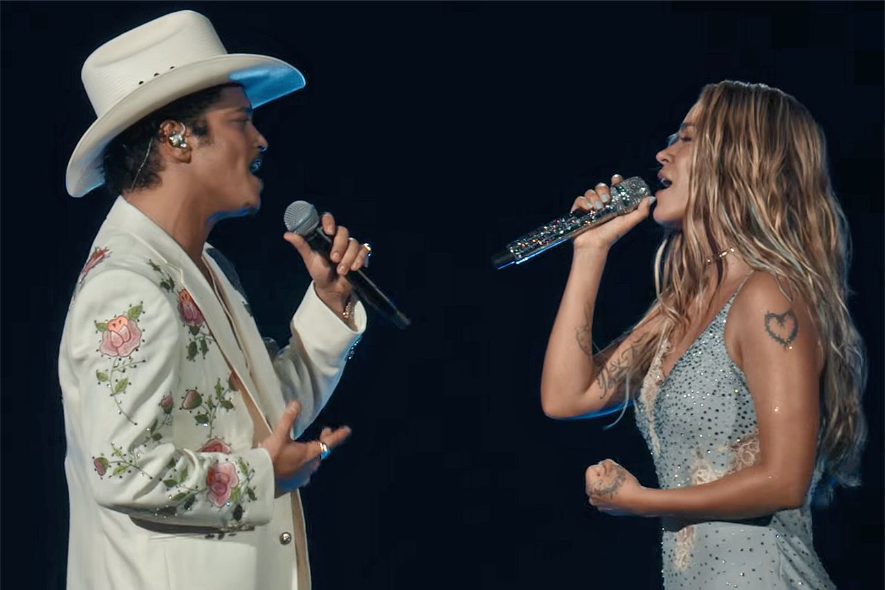 Bruno Marks and Karol GCredit: Karol G and Bruno Mars/YouTube