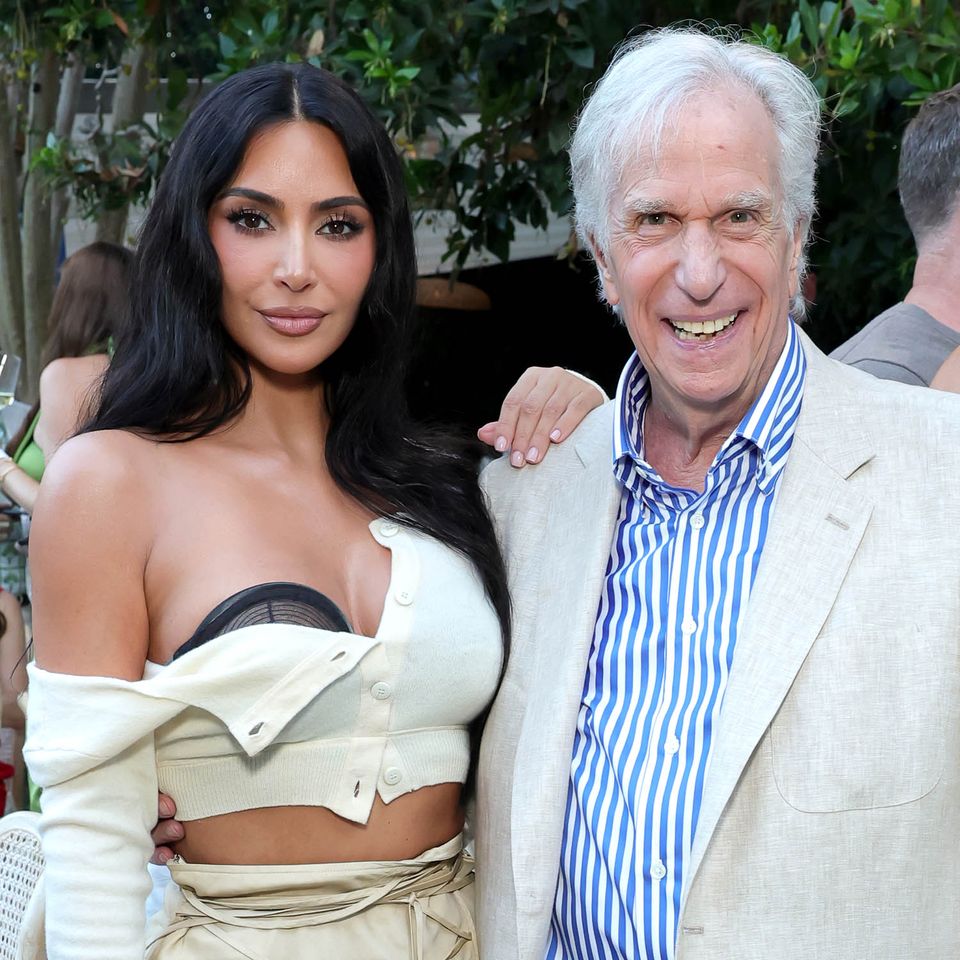 Kim Kardashian and Henry WinklerCredit: Stefanie Keenan/Getty