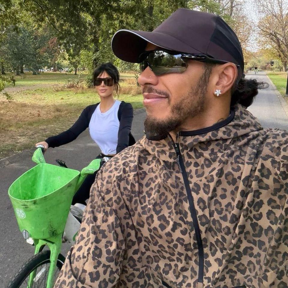Kim Kardashian and Lewis HamiltonCredit: Lewis Hamilton/Instagram