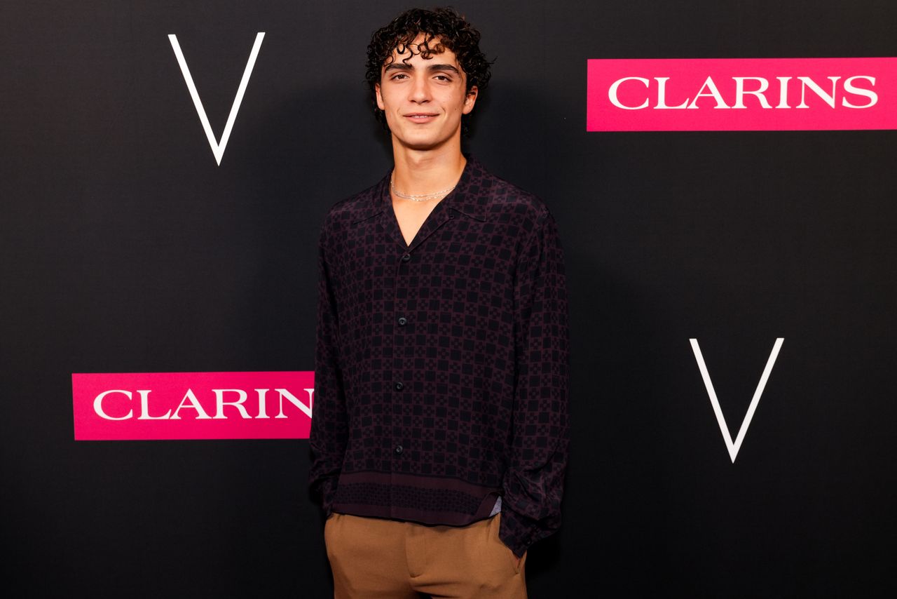 Levi McConaughey at the Clarins x ‘V Magazine’ F1 weekend party in Austin on Oct. 18, 2025Credit: Presley Ann/Getty