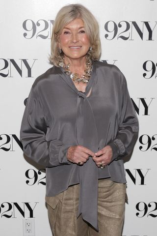 Martha Stewart attends Richard Christiansen in Conversation Credit: Manny Carabel/Getty