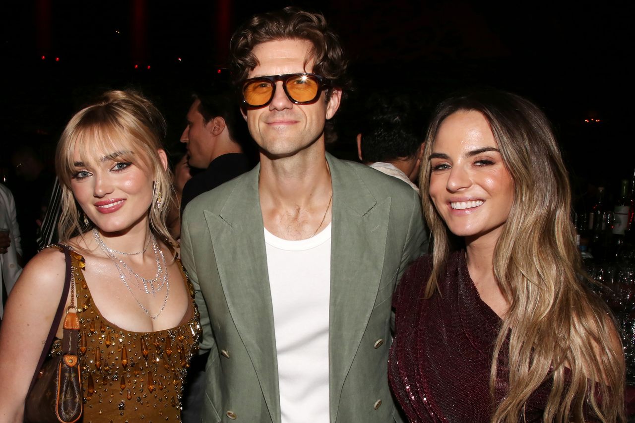 Meg Donnelly, Aaron Tveit and JoJo LevesqueCredit: Bruce Glikas/Getty