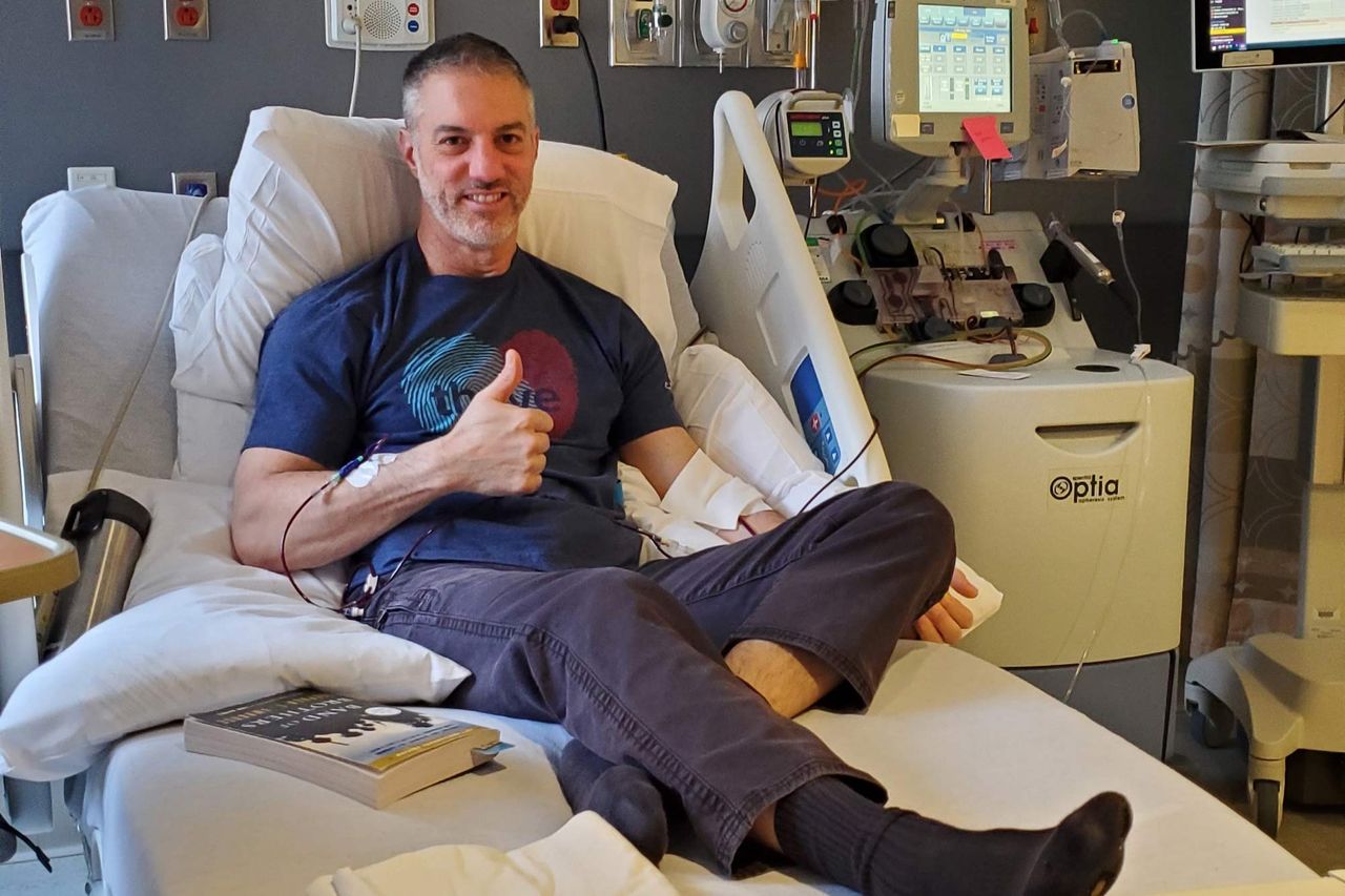 Michael Lomonaco goes from struggling to walk to lifting 225 lbs after rare-disease treatment Michael Lomonaco.Credit: Courtesy of Michael Lomonaco