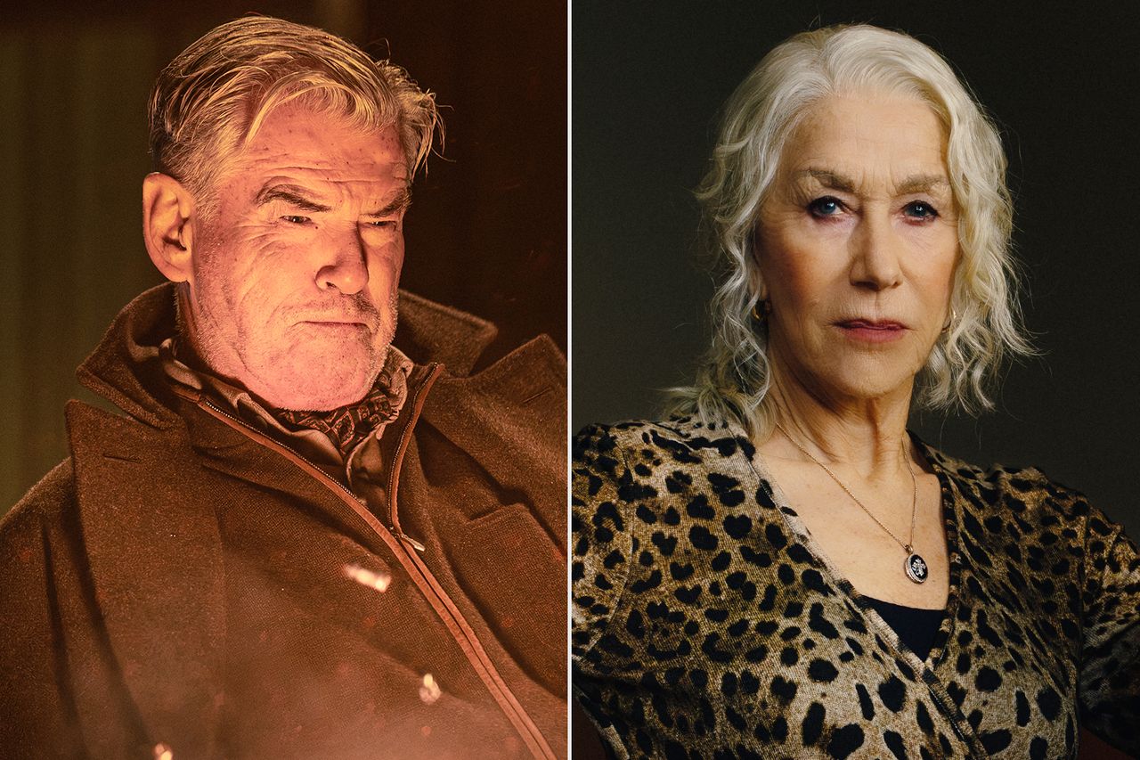 Pierce Brosnan and Helen Mirren in ‘MobLand’Credit: Luke Varley/Paramount+; Jason Bell/Paramount+