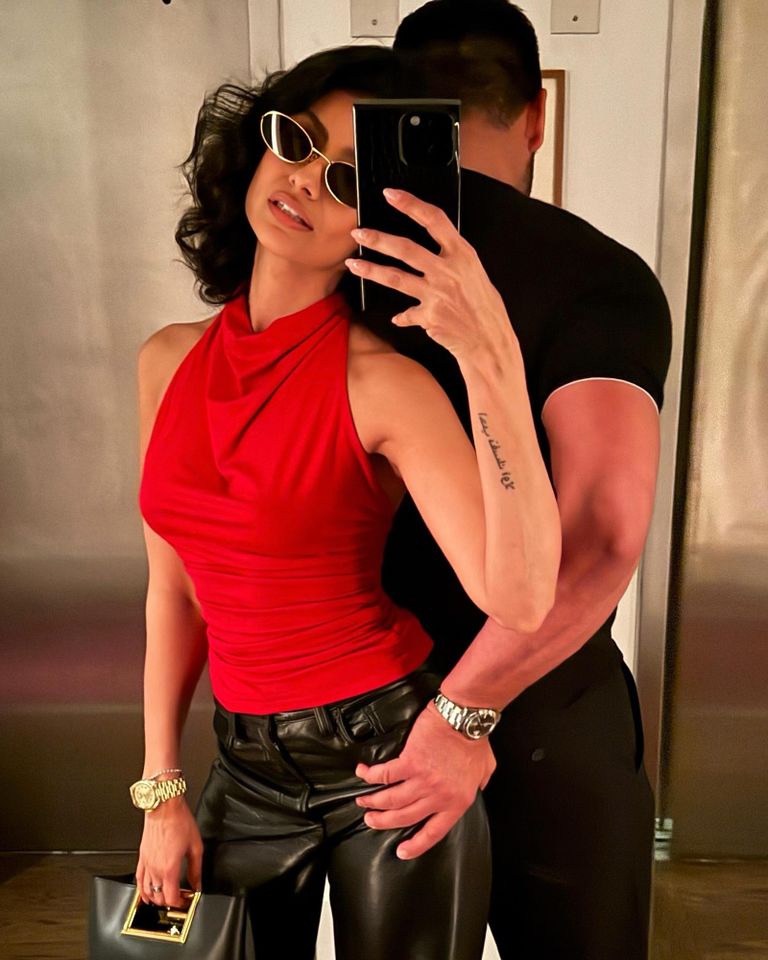 Nazanin Mandi and Michael GilroyCredit: Nazanin Mandi/Instagram
