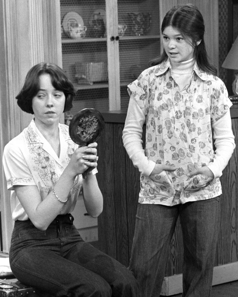 Mackenzie Phillips and Valerie Bertinelli in ‘One Day At A Time.’Credit: CBS via Getty