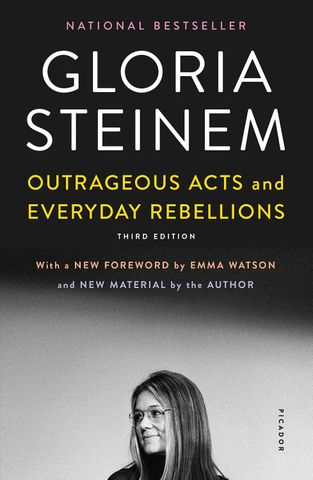 The cover of ‘Outrageous Acts and Everyday Rebellions’ by Gloria Steinem
