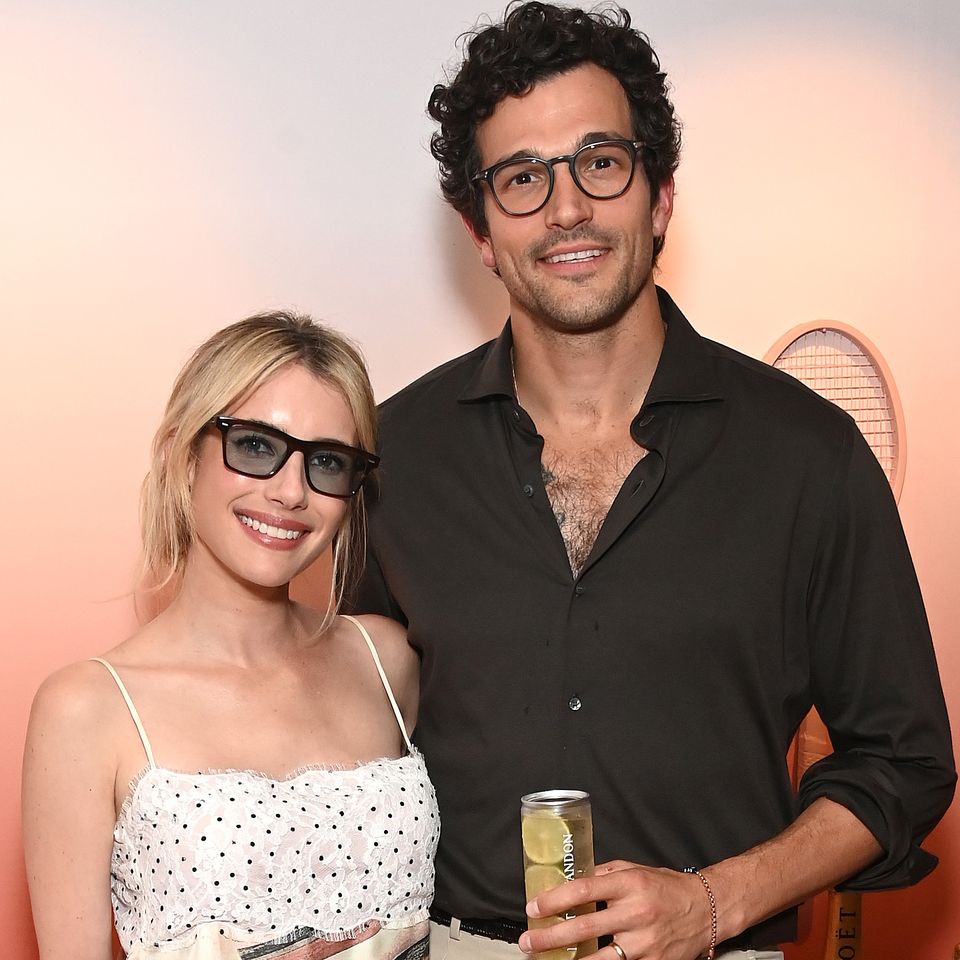 Emma Roberts and Paul Anthony KellyCredit: Courtesy of Moet Chandon