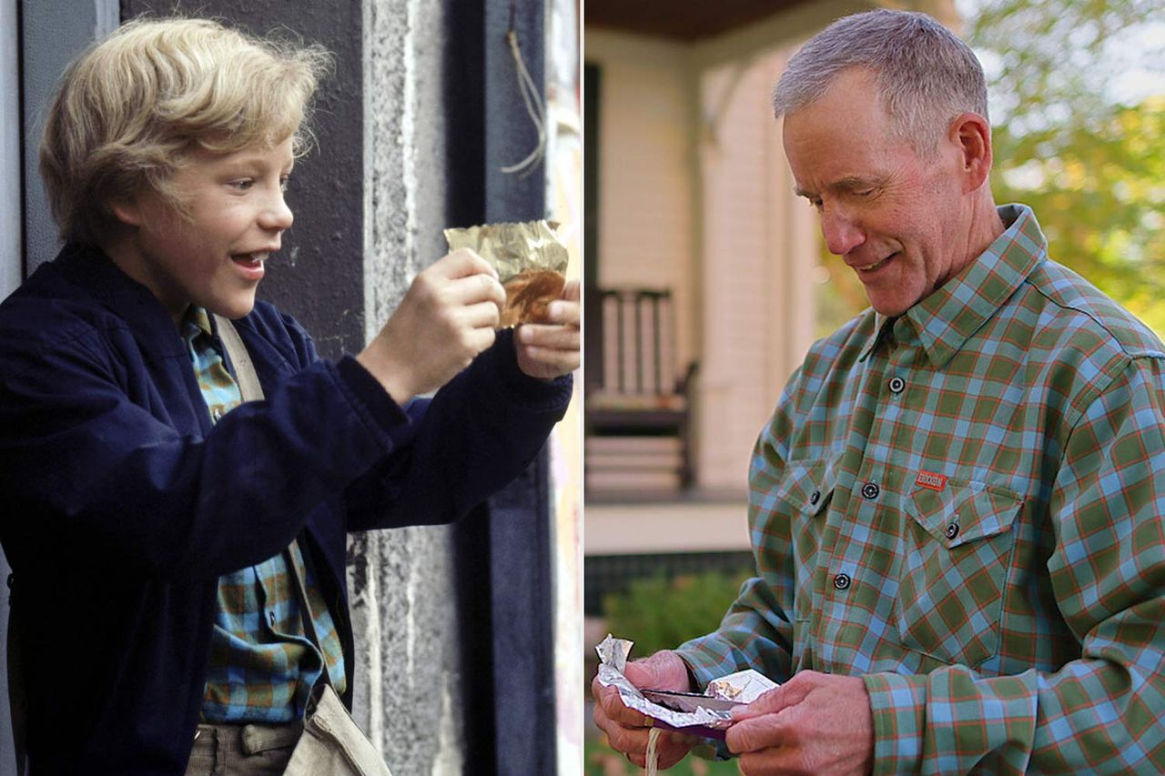 Peter Ostrum in ‘Willy Wonka’; Ostrum in ‘Wonka’s the Golden Ticket’Credit: Everett; Netflix