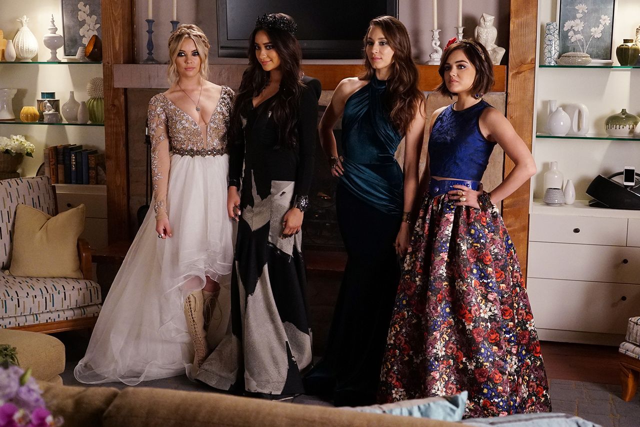 Sasha Pieterse as Alison, Lucy Hale as Aria, Shay Mitchell as Emily, Ashley Benson as Hanna and Troian Bellisario as Spencer in ‘Pretty Little Liars’Credit: Eric McCandless/Disney General Entertainment Content via Getty