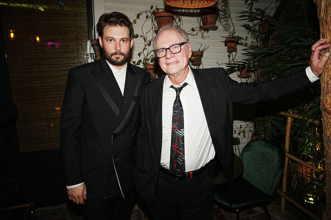 Sam Levinson and Barry Levinson in 2022.Credit: Jeff Kravitz/FilmMagic for HBO/HBO MAX