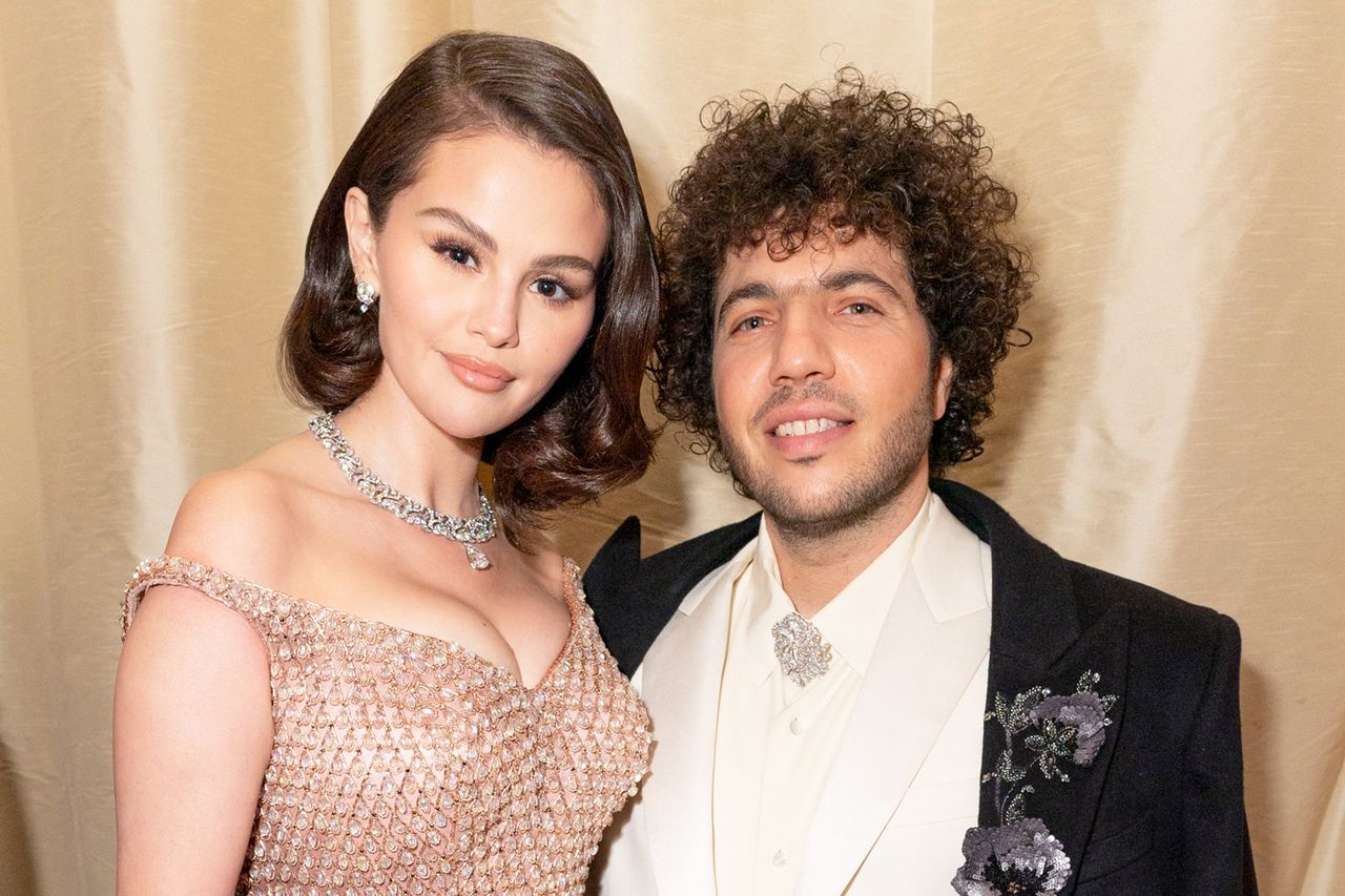 Selena Gomez and Benny Blanco on March 02, 2025 in Hollywood, California.Credit: Emma McIntyre/Getty