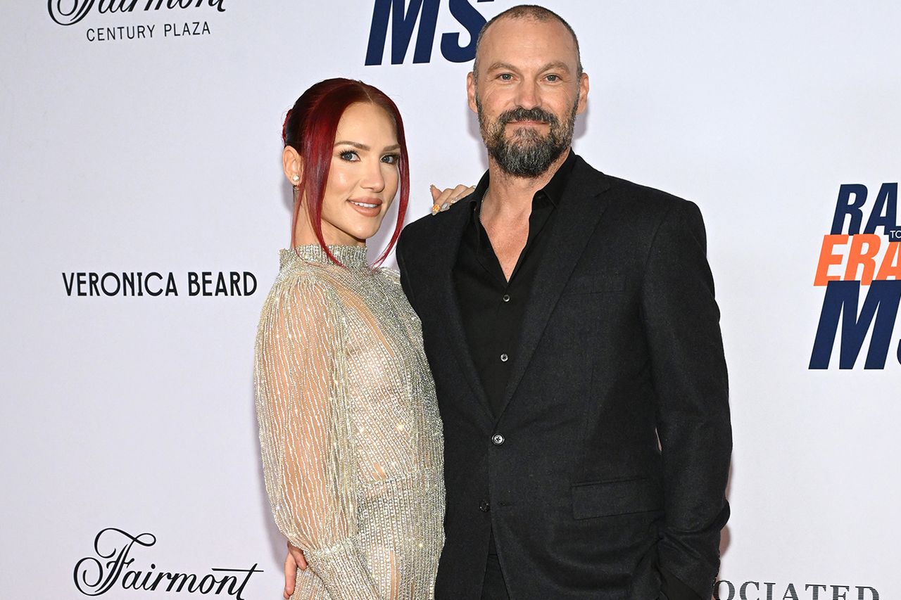 Sharna Burgess and Brian Austin Green, 32nd annual Race to Erase MS Gala in Los Angeles, May 16, 2025.Credit: LISA O'CONNOR/AFP via Getty