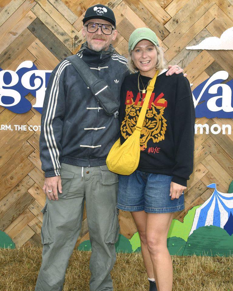Simon Pegg and Sian BrookeCredit: Justin Goff Photos/Getty