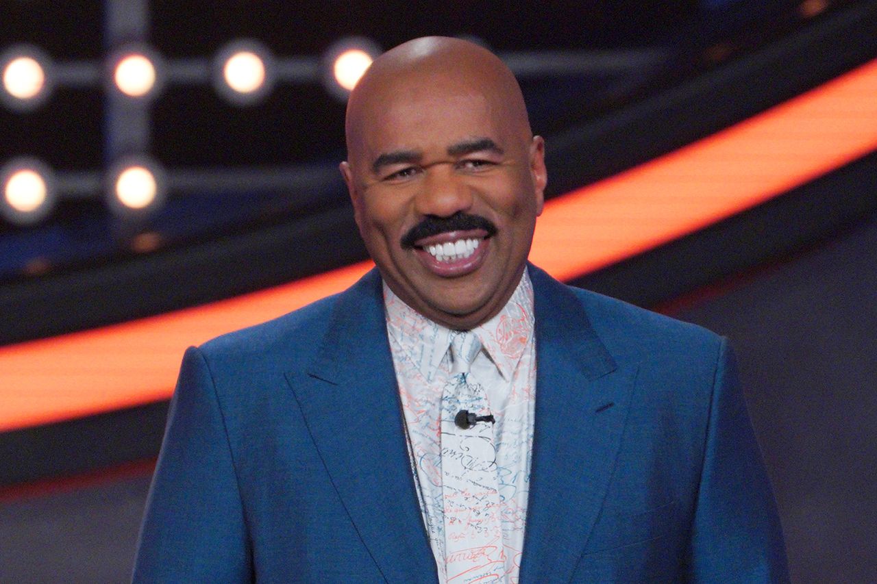 Steve Harvey on ‘Celebrity Family Feud’Credit: Byron Cohen via Getty