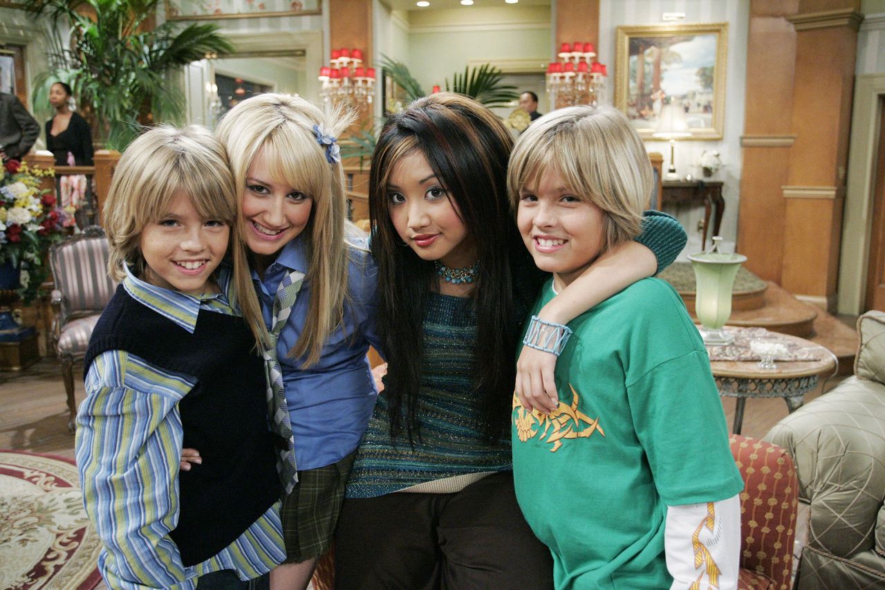 Cole and Dylan Sprouse, Ashley Tisdale, Brenda Song The Suite Life Of Zack and CodyCredit: t'S A Laugh Productions/Walt Disney Tv/Kobal/Shutterstock